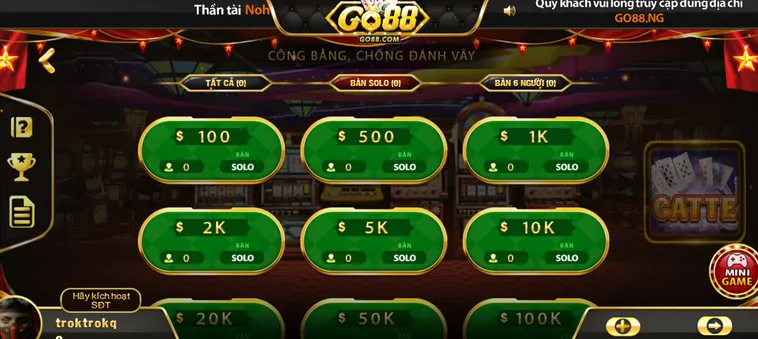 Khám Phá Siêu Phẩm Catte Tại Go88 Với Trải Nghiệm Bài Lá Đỉnh Cao