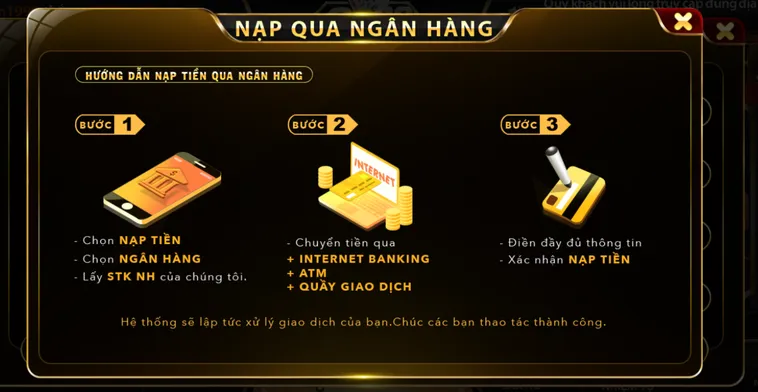 Hướng Dẫn Nạp Tiền Qua Ngân Hàng Tại Go88 Giao Dịch Tài Chính Tiện Lợi Và Bảo Mật Tuyệt Đối