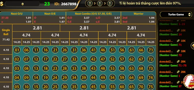 Number Game Tại Go88 Cơ Hội Trở Thành Triệu Phú Chỉ Trong Tích Tắc
