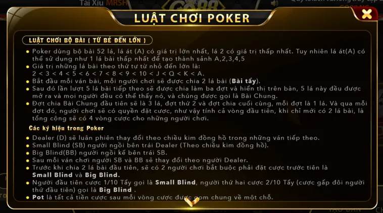 Poker Tại Go88 Sảnh Game Bài Đẳng Cấp Quốc Tế Dành Cho Các Cao Thủ