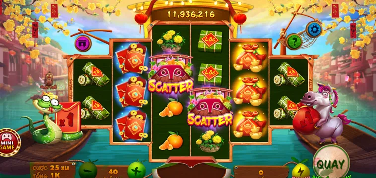 Hòa Mình Vào Không Khí Lễ Hội Với Siêu Phẩm Nổ Hũ Sắc Xuân Chợ Tết Tại Go88