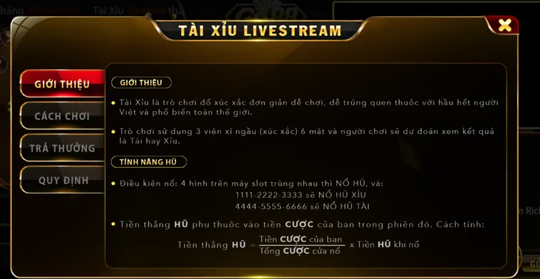 Khám Phá Sự Kịch Tính Đỉnh Cao Của Tựa Game Tài Xỉu Livestream Tại Go88