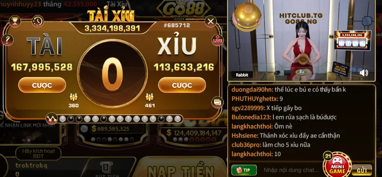 Khám Phá Sự Kịch Tính Đỉnh Cao Của Tựa Game Tài Xỉu Livestream Tại Go88